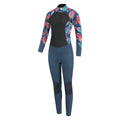 Navy - Lifestyle - Mountain Warehouse Womens-Ladies Tropical Leaves Full Wetsuit