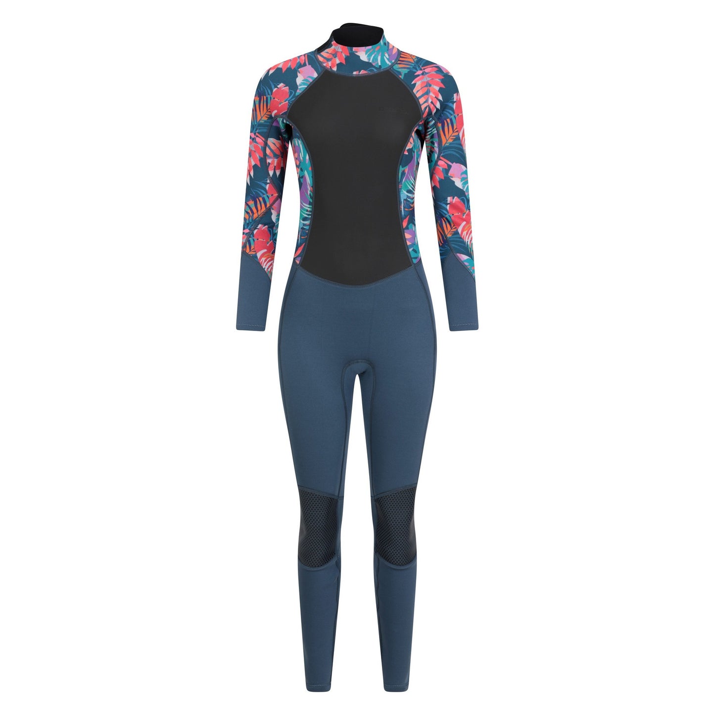 Navy - Front - Mountain Warehouse Womens-Ladies Tropical Leaves Full Wetsuit