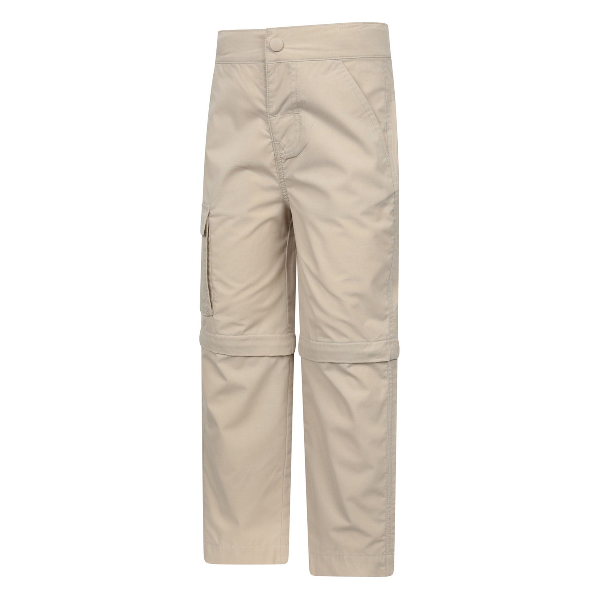 Light Beige - Lifestyle - Mountain Warehouse Childrens-Kids Zip-Off Active Trousers