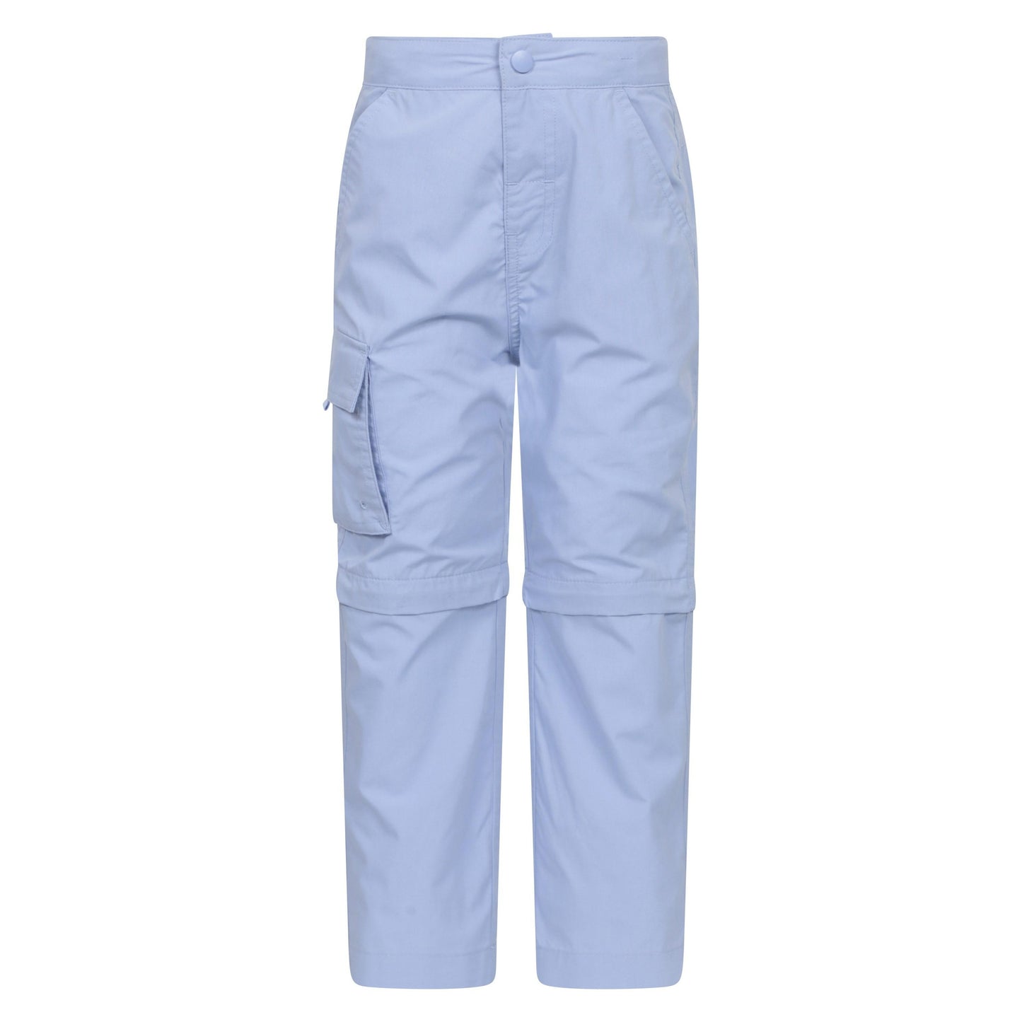 Lilac - Front - Mountain Warehouse Childrens-Kids Zip-Off Active Trousers
