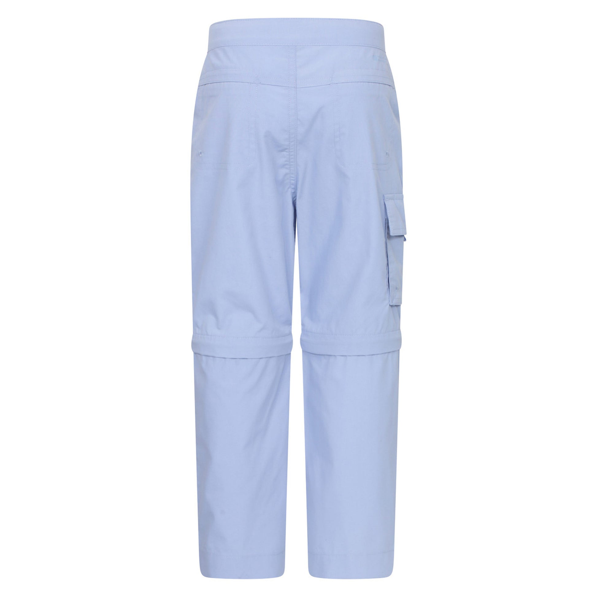 Lilac - Back - Mountain Warehouse Childrens-Kids Zip-Off Active Trousers