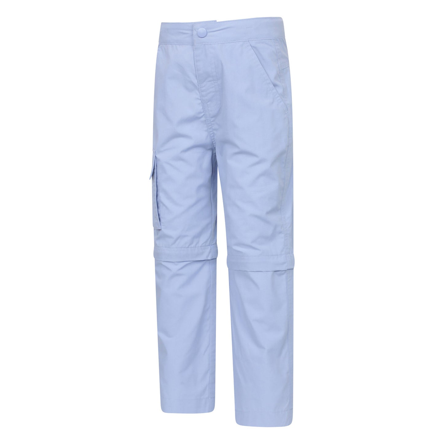 Lilac - Side - Mountain Warehouse Childrens-Kids Zip-Off Active Trousers