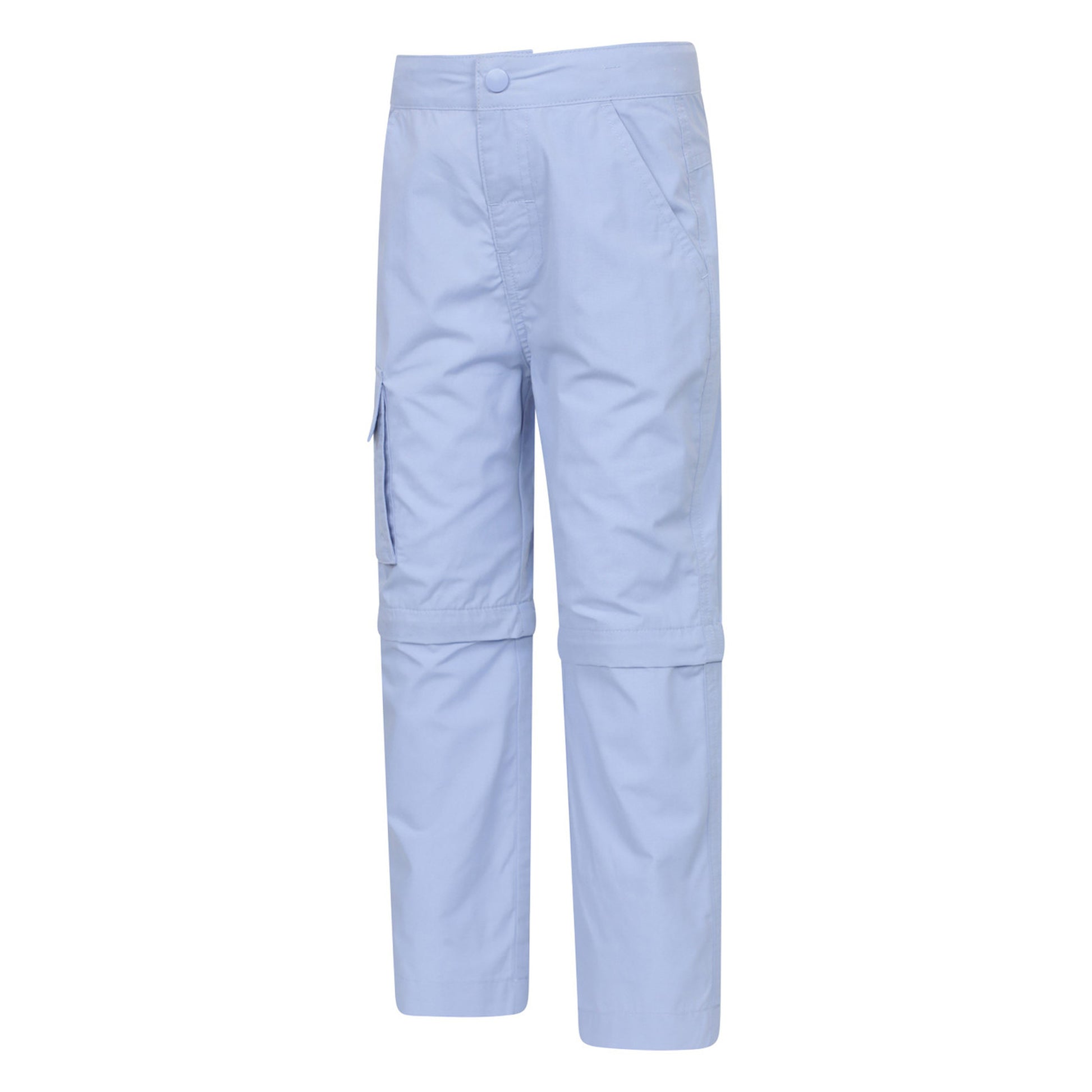Lilac - Side - Mountain Warehouse Childrens-Kids Zip-Off Active Trousers