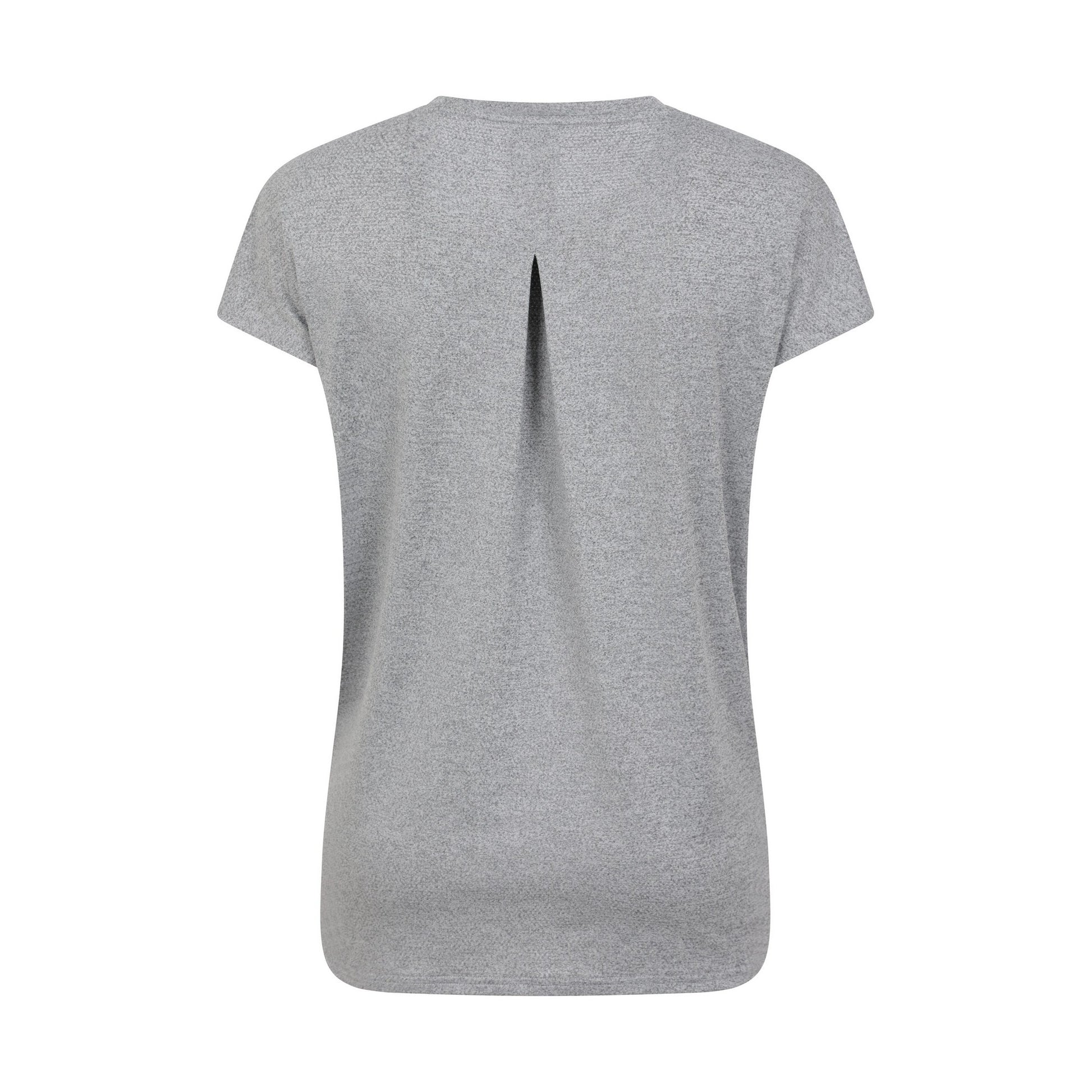 Grey - Back - Mountain Warehouse Womens-Ladies Flow Loose Active Top