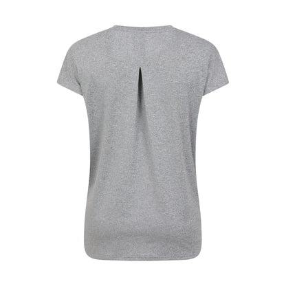 Grey - Back - Mountain Warehouse Womens-Ladies Flow Loose Active Top