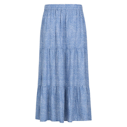 Corn Blue - Back - Mountain Warehouse Womens-Ladies Palermo Tiered Midi Skirt