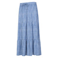 Corn Blue - Side - Mountain Warehouse Womens-Ladies Palermo Tiered Midi Skirt