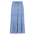 Corn Blue - Front - Mountain Warehouse Womens-Ladies Palermo Tiered Midi Skirt