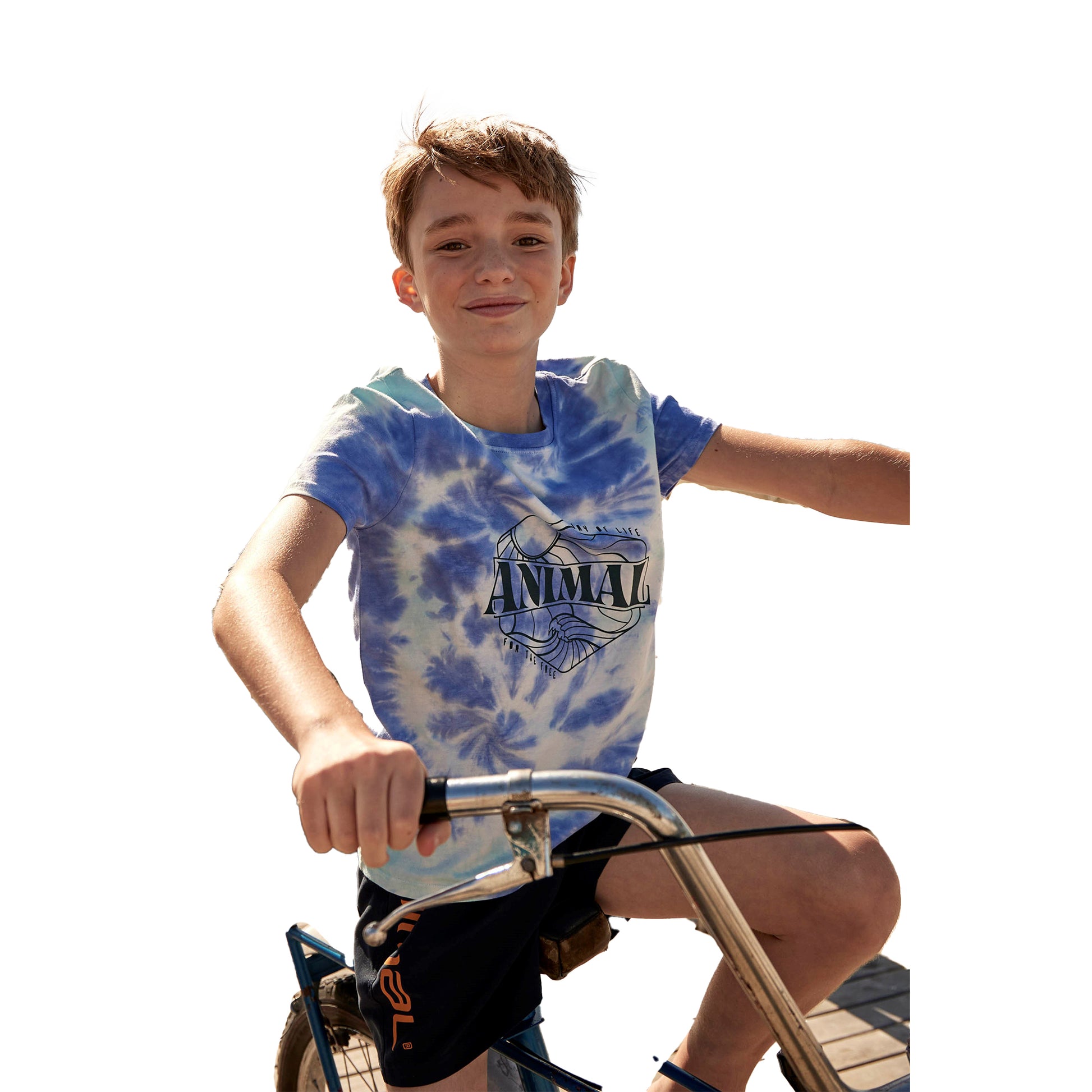 Blue - Lifestyle - Animal Childrens-Kids Charley Organic T-Shirt