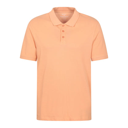 Coral - Front - Mountain Warehouse Mens Lakeside II Polo Shirt