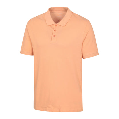 Coral - Side - Mountain Warehouse Mens Lakeside II Polo Shirt