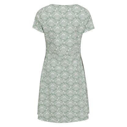 Pale Green - Back - Mountain Warehouse Womens-Ladies Orchid UV Protection Skater Dress