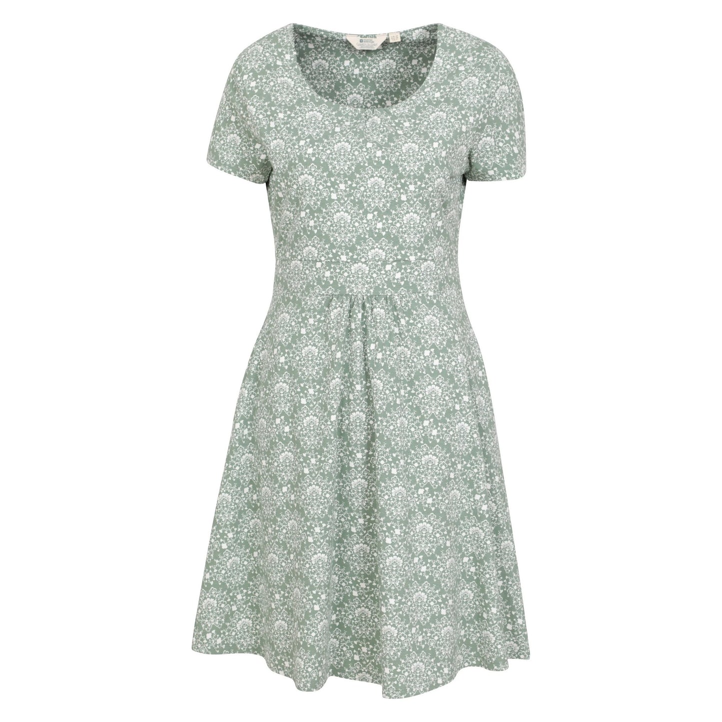 Pale Green - Front - Mountain Warehouse Womens-Ladies Orchid UV Protection Skater Dress