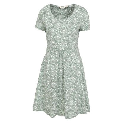 Pale Green - Front - Mountain Warehouse Womens-Ladies Orchid UV Protection Skater Dress