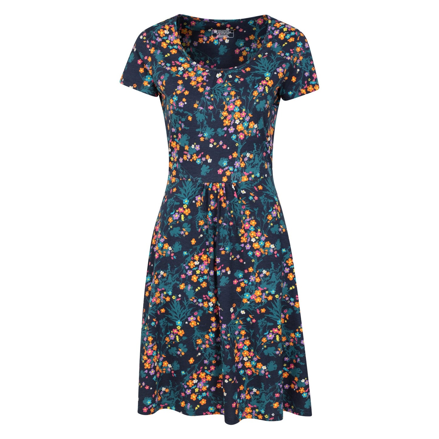 Green - Front - Mountain Warehouse Womens-Ladies Essentials Lora Floral Skater Dress