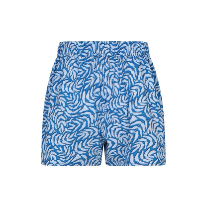 Blue - Back - Mountain Warehouse Womens-Ladies Patterned Stretch Boardshorts