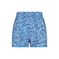Blue - Back - Mountain Warehouse Womens-Ladies Patterned Stretch Boardshorts