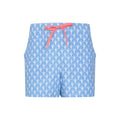 Blue - Front - Mountain Warehouse Womens-Ladies Patterned Stretch Boardshorts