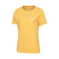 Pale Yellow - Side - Mountain Warehouse Womens-Ladies Dragonfly Organic Loose Fit T-Shirt