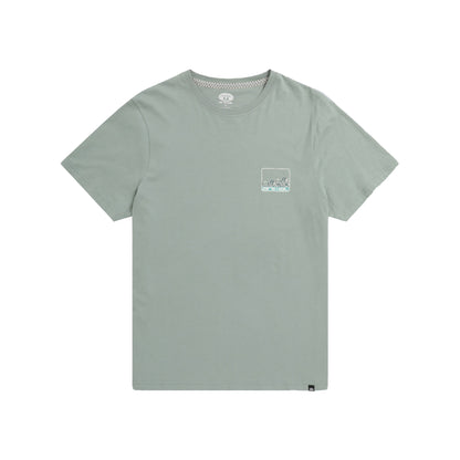 Green - Front - Animal Mens Jacob Back Print Organic T-Shirt