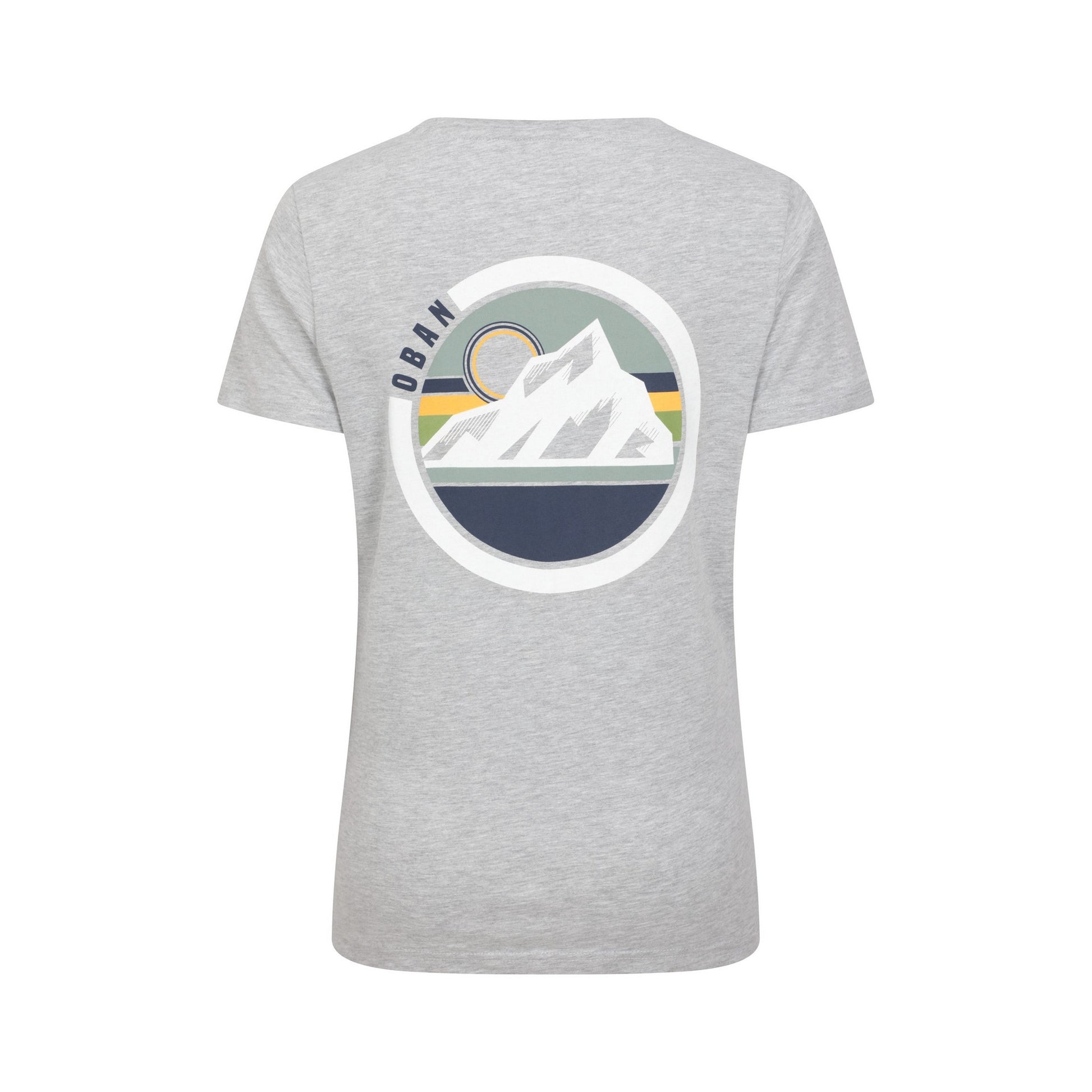 Grey - Back - Mountain Warehouse Womens-Ladies Oban Tree Ring Organic T-Shirt