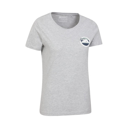 Grey - Lifestyle - Mountain Warehouse Womens-Ladies Oban Tree Ring Organic T-Shirt