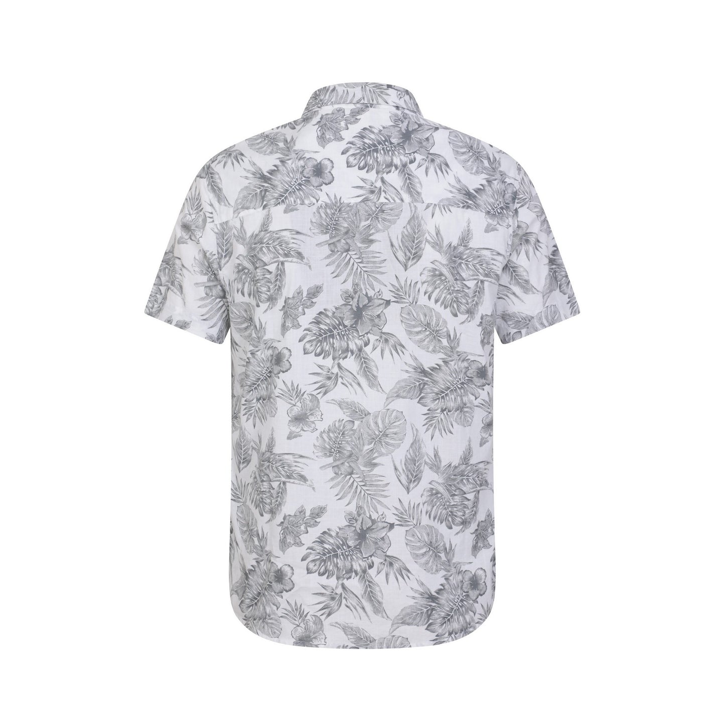 White - Back - Mountain Warehouse Mens Tropical Short-Sleeved T-Shirt