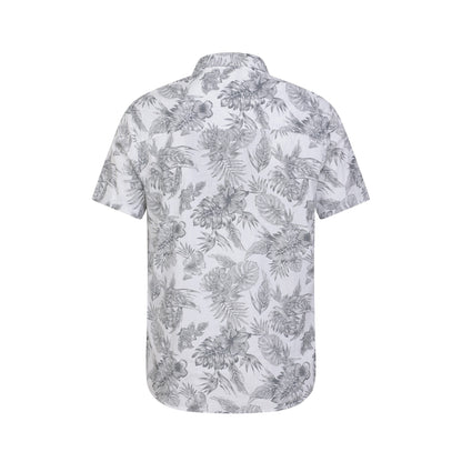 White - Back - Mountain Warehouse Mens Tropical Short-Sleeved T-Shirt
