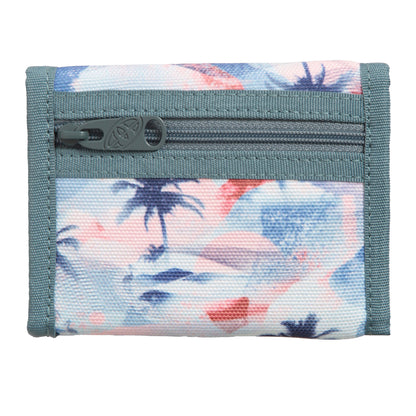 Pale Blue - Back - Animal Womens-Ladies Tri-Fold Recycled Wallet