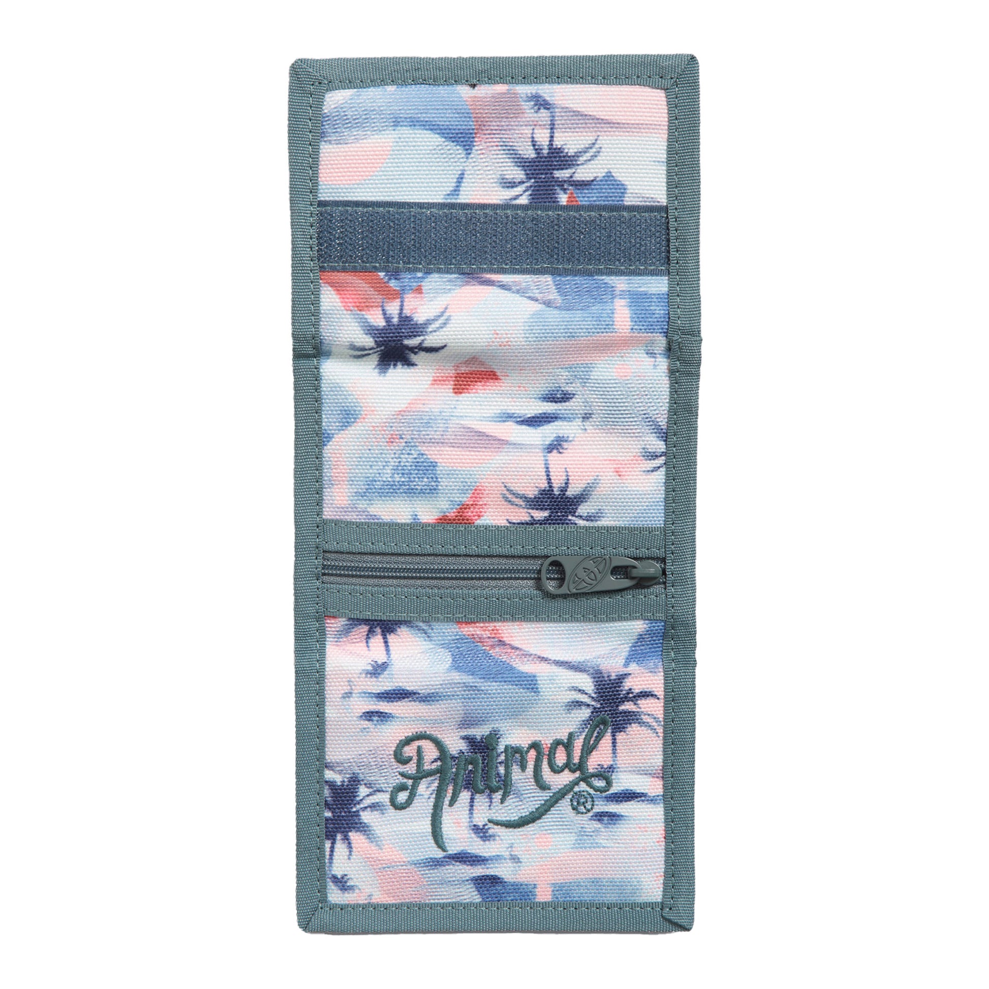 Pale Blue - Pack Shot - Animal Womens-Ladies Tri-Fold Recycled Wallet
