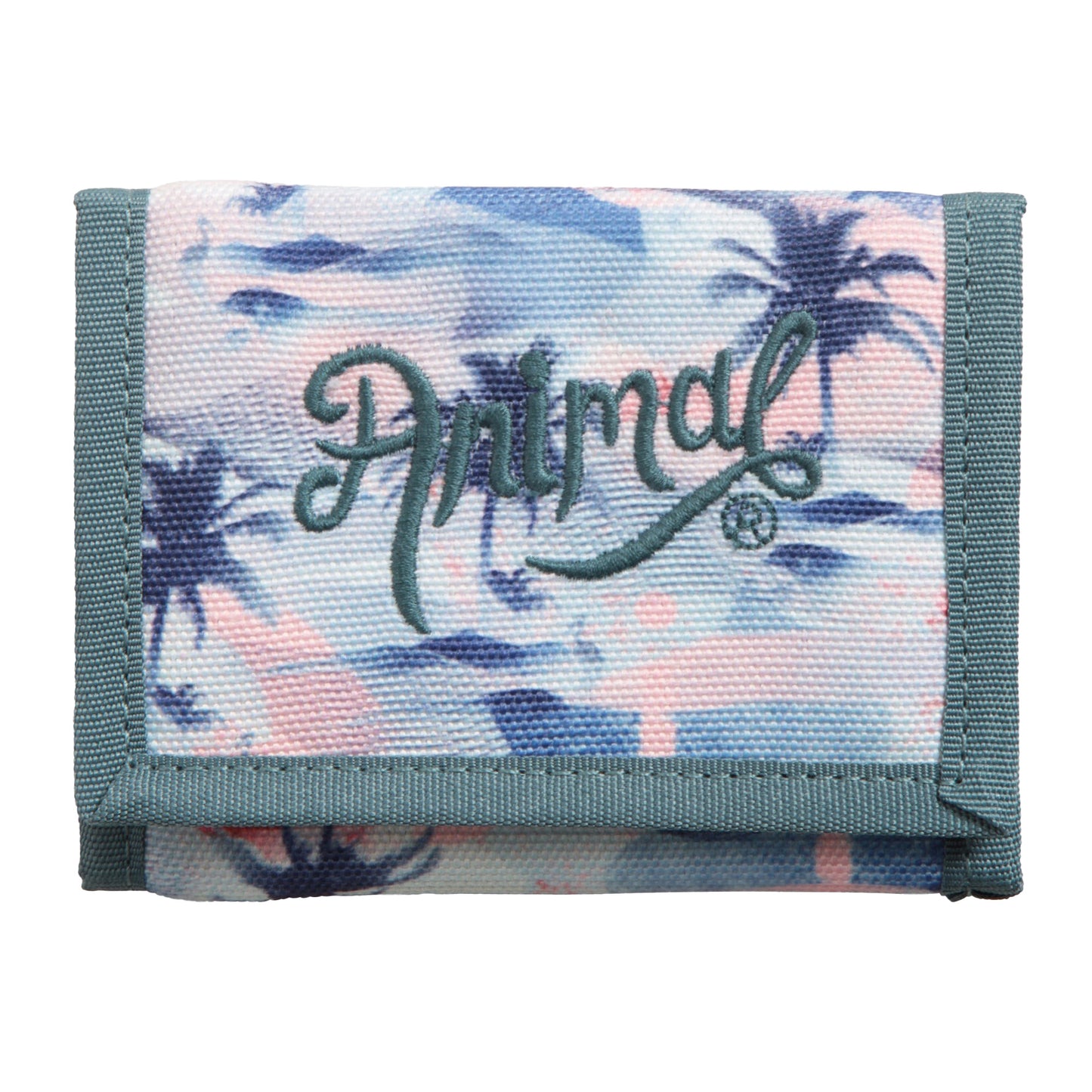 Pale Blue - Front - Animal Womens-Ladies Tri-Fold Recycled Wallet