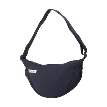 Navy - Side - Animal Womens-Ladies Recycled Crossbody Bag