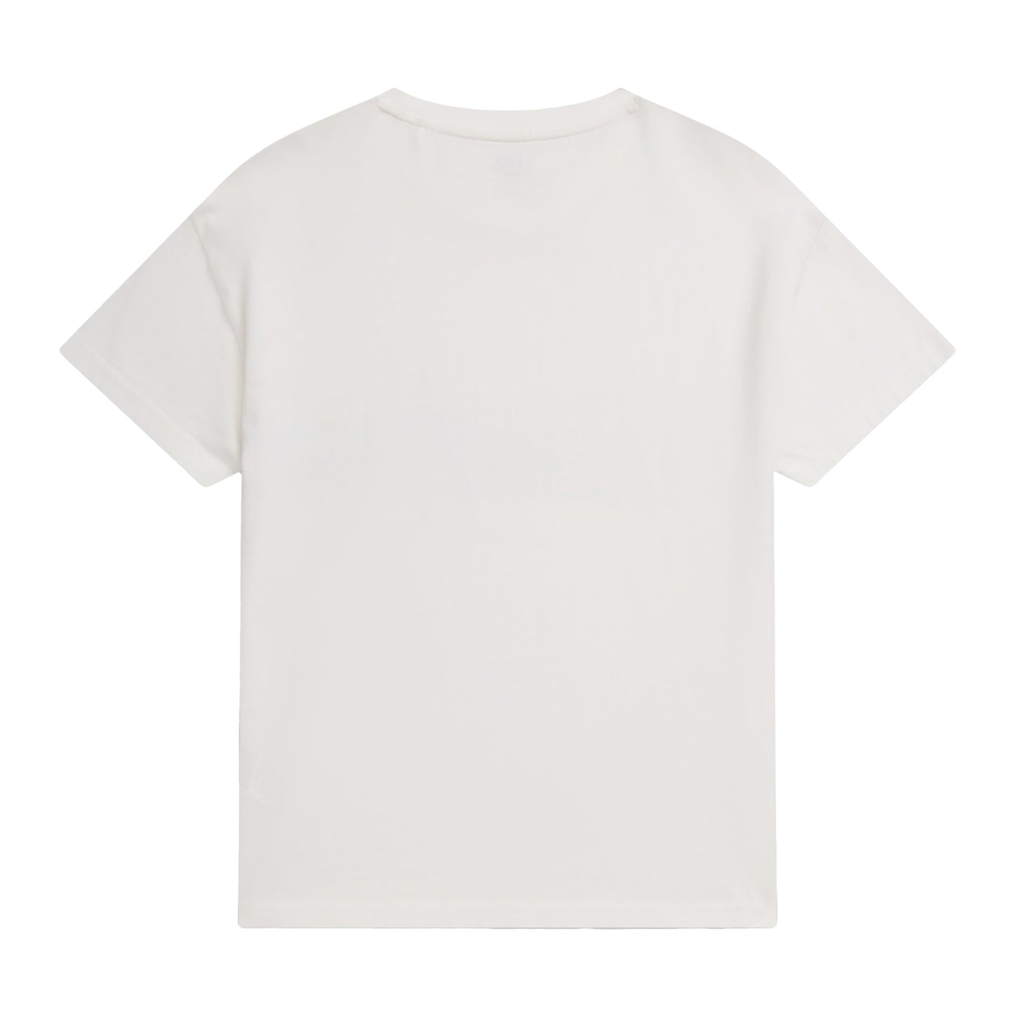 White - Back - Animal Womens-Ladies Phoenix Stripe Organic T-Shirt