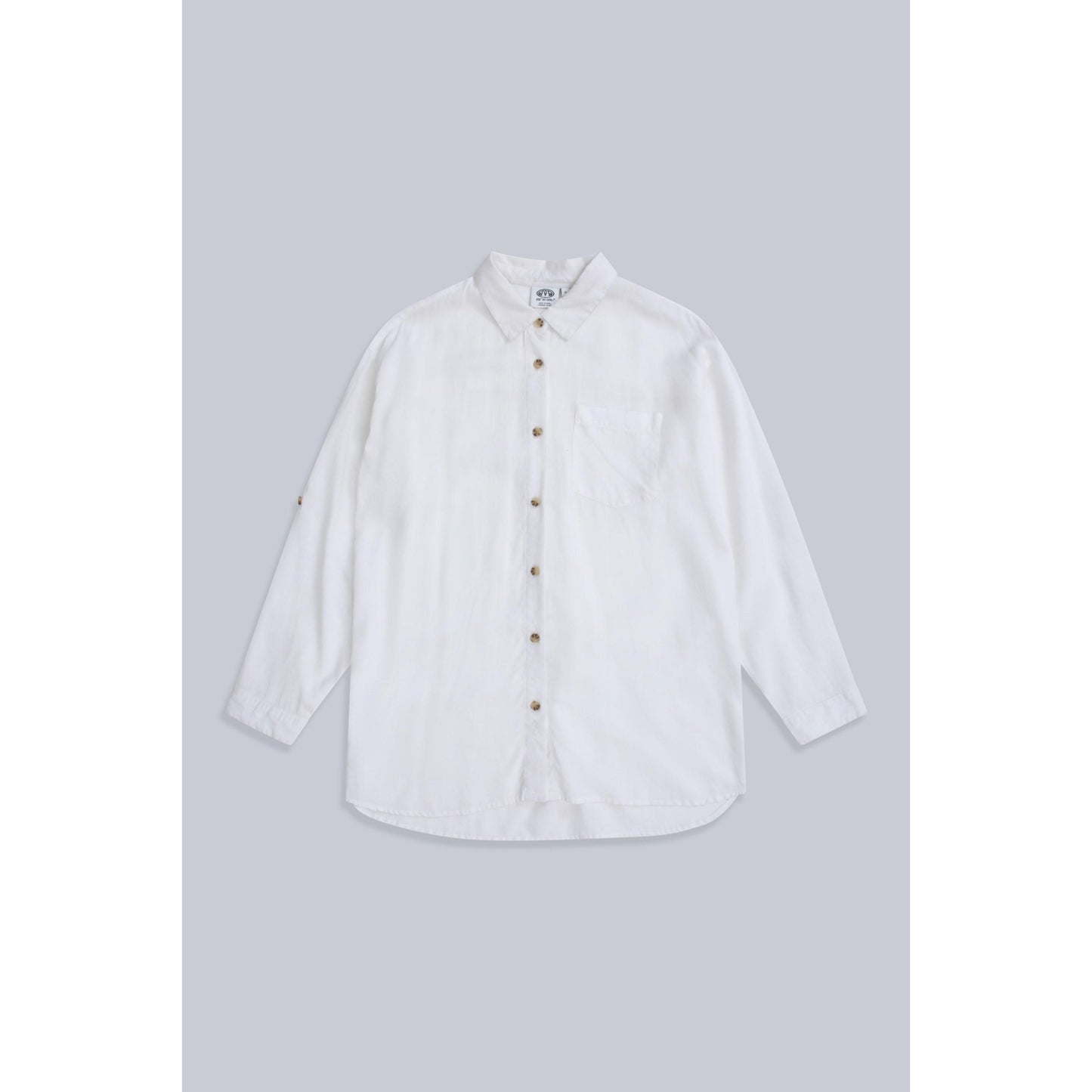 White - Front - Animal Womens-Ladies Seya Organic Beach Shirt