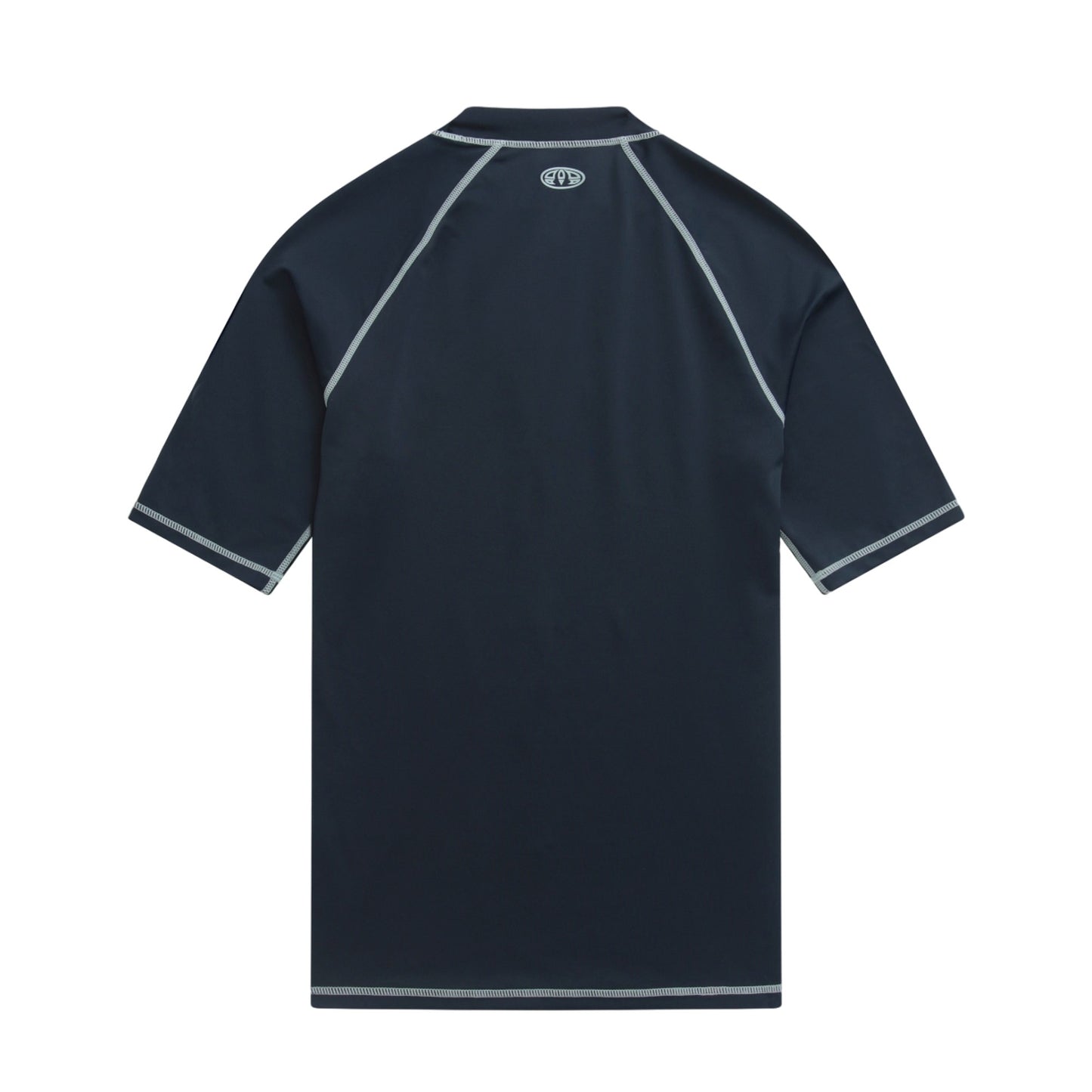 Navy - Back - Animal Mens Kai Graphic Print Recycled Rash Guard