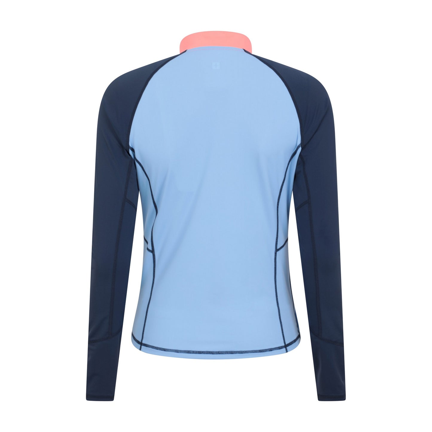 Blue - Back - Mountain Warehouse Womens-Ladies Helston Long-Sleeved Rash Guard