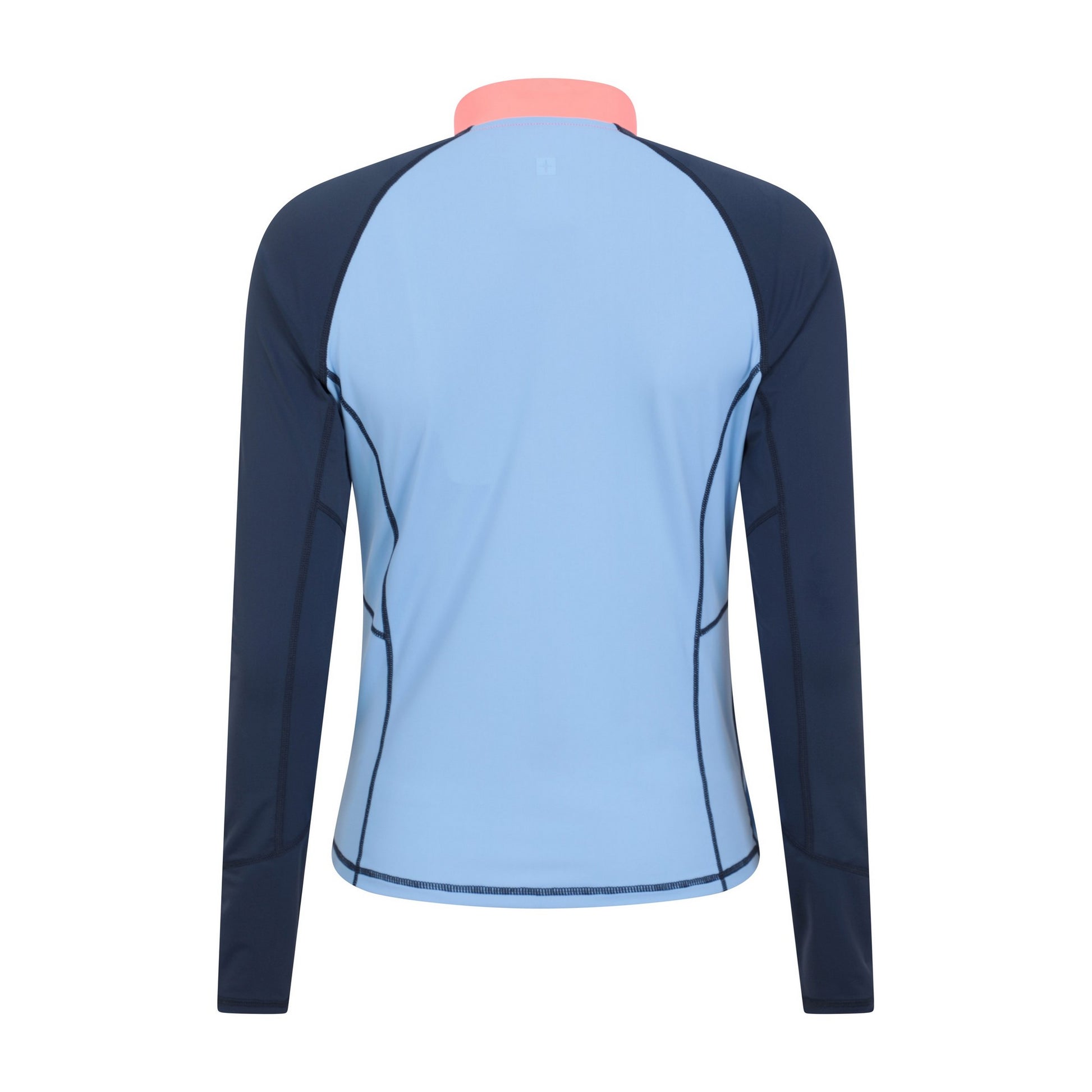 Blue - Back - Mountain Warehouse Womens-Ladies Helston Long-Sleeved Rash Guard
