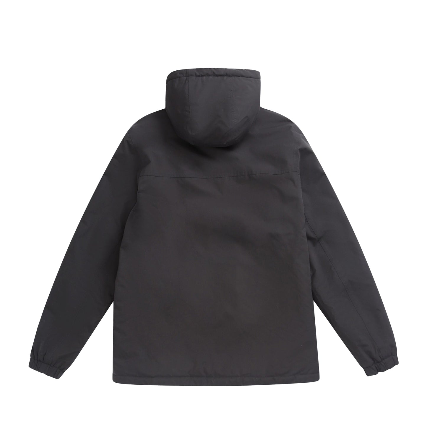 Charcoal - Back - Animal Mens Bude Borg Lined Jacket