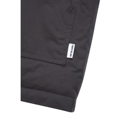 Charcoal - Pack Shot - Animal Mens Bude Borg Lined Jacket