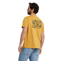Yellow - Back - Animal Mens Jacob Back Print Organic Logo T-Shirt