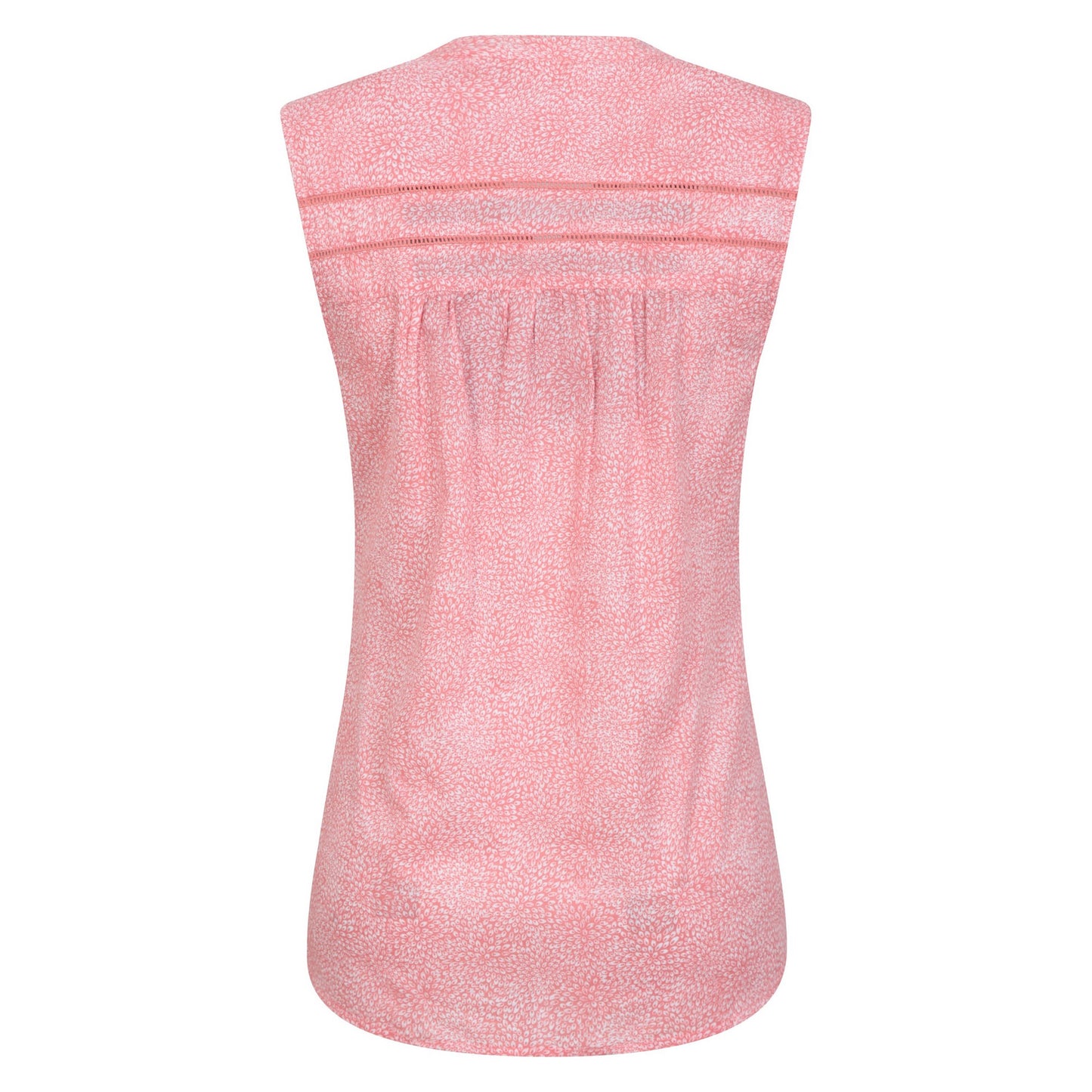 Coral - Back - Mountain Warehouse Womens-Ladies Petra Printed Sleeveless Top