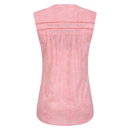 Coral - Back - Mountain Warehouse Womens-Ladies Petra Printed Sleeveless Top