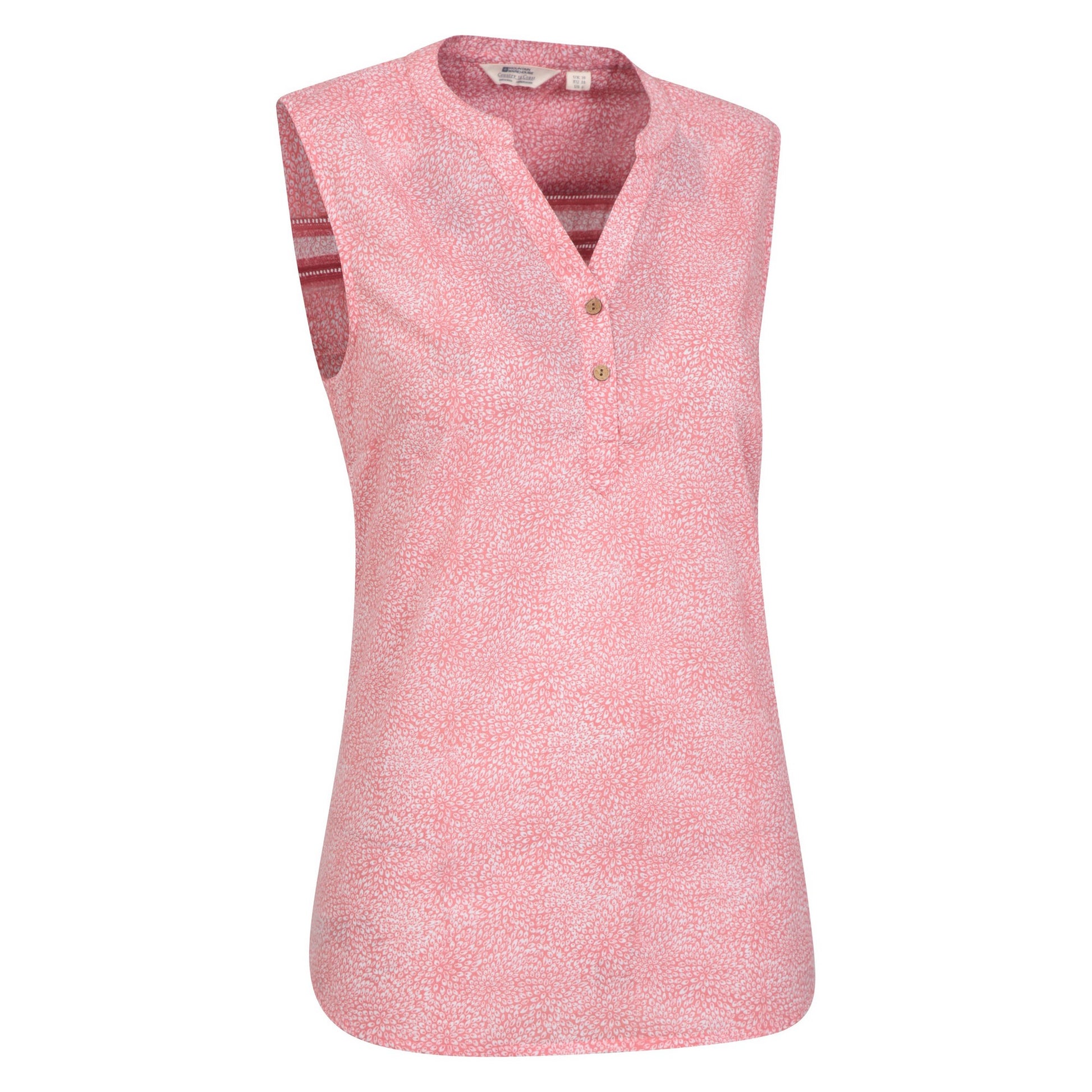 Coral - Lifestyle - Mountain Warehouse Womens-Ladies Petra Printed Sleeveless Top