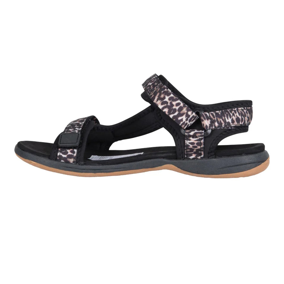 Black - Side - Mountain Warehouse Womens-Ladies Beachtime Sandals