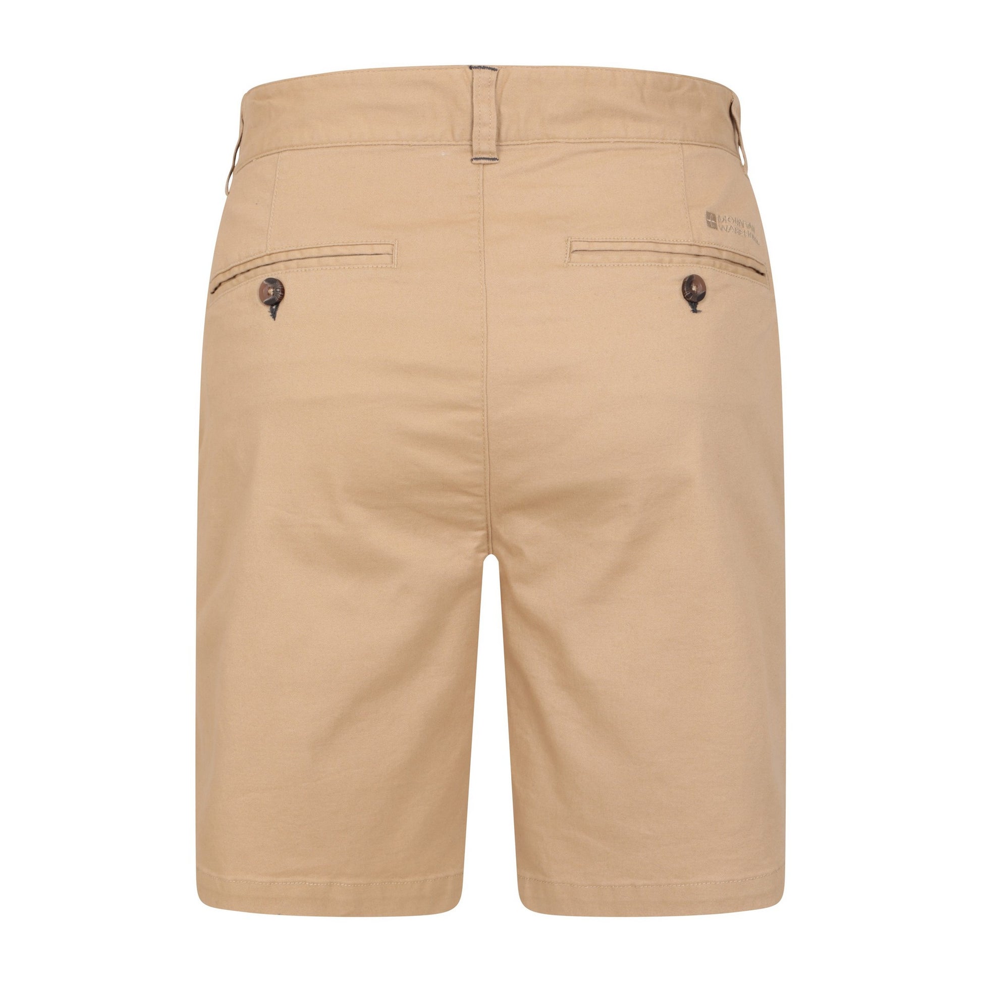 Beige - Back - Mountain Warehouse Mens Organic Chino Shorts