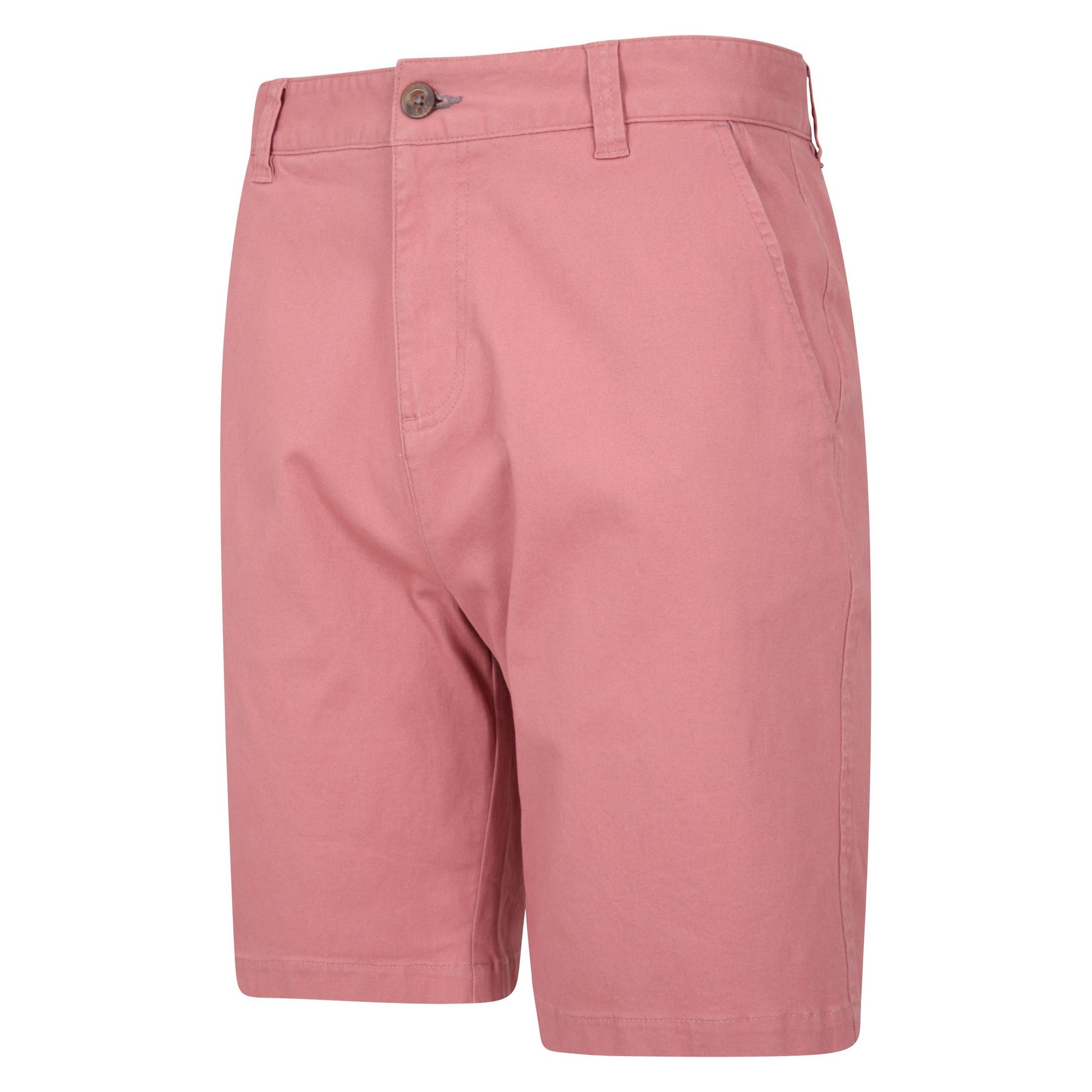 Pink - Pack Shot - Mountain Warehouse Mens Organic Chino Shorts