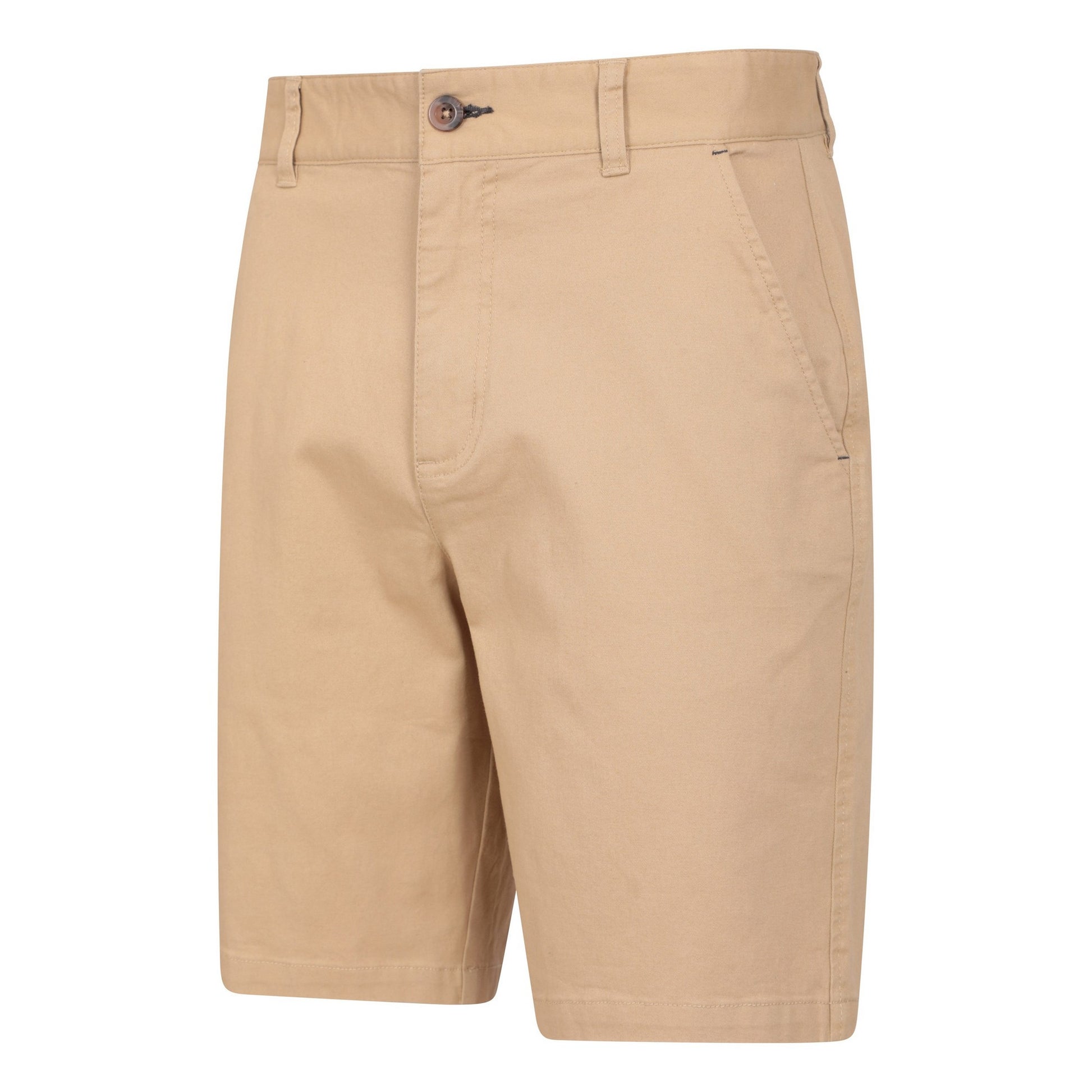 Light Beige - Side - Mountain Warehouse Mens Organic Chino Shorts