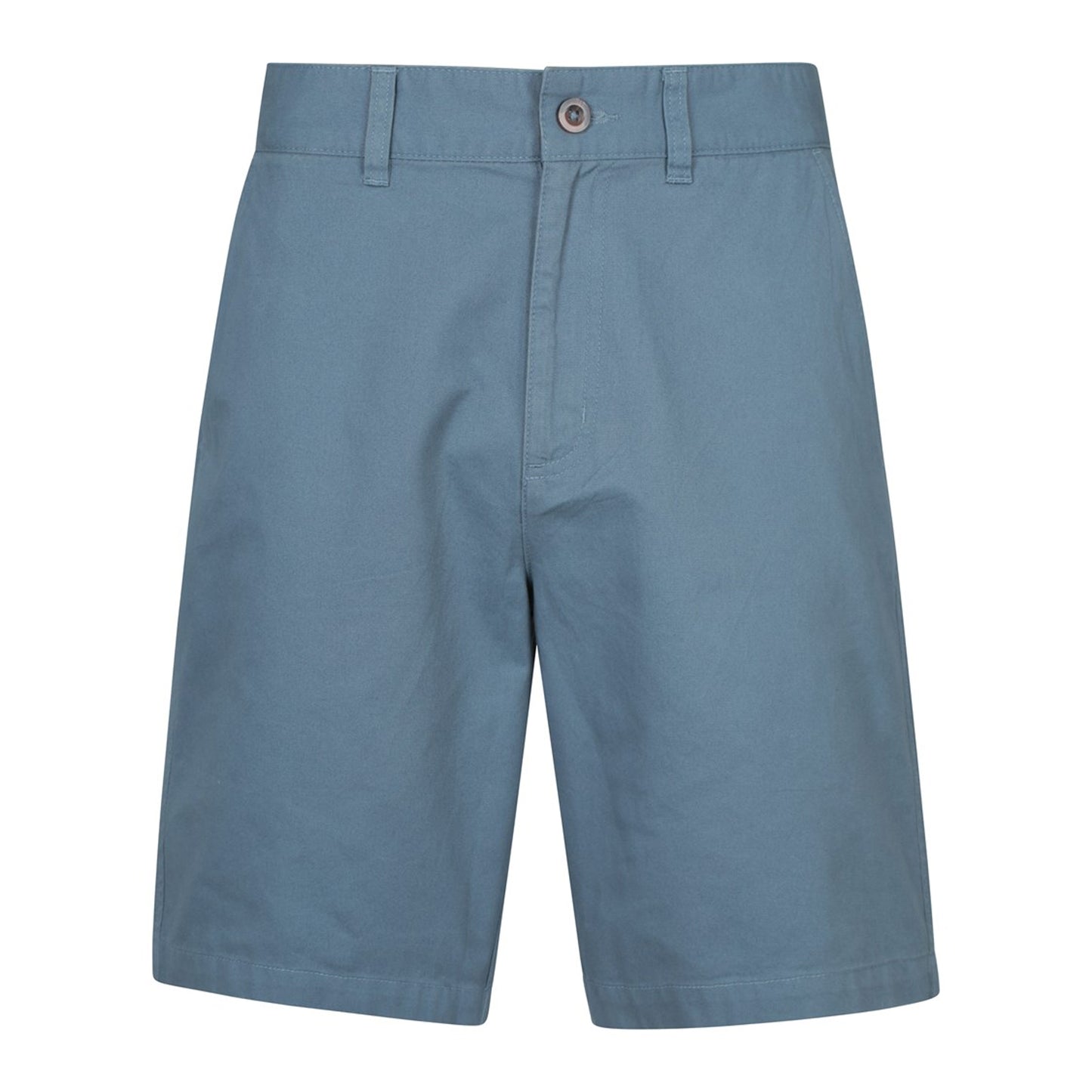 Blue - Front - Mountain Warehouse Mens Organic Chino Shorts