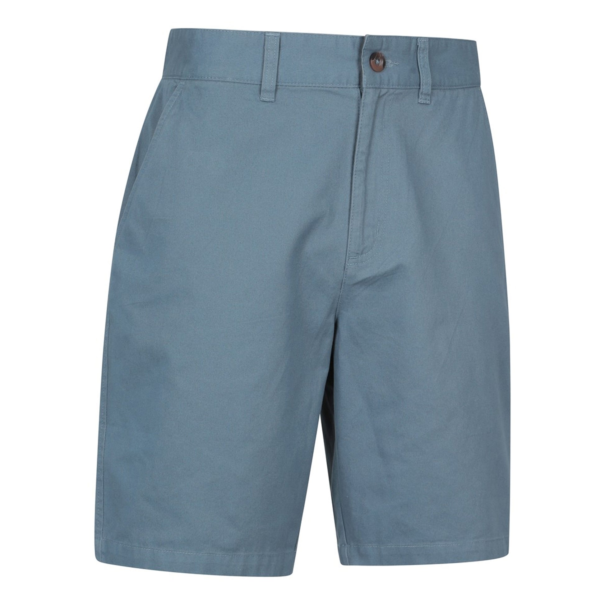 Blue - Back - Mountain Warehouse Mens Organic Chino Shorts