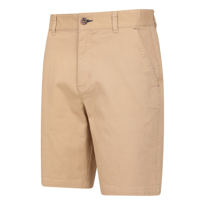 Beige - Side - Mountain Warehouse Mens Organic Chino Shorts